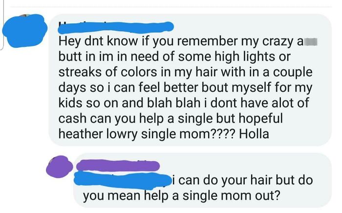 Do My Hair For Free, I'm A Single Mom