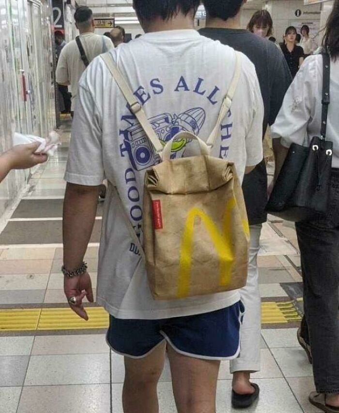 I Saw This Backpack That Looks Like A McDonald's Bag