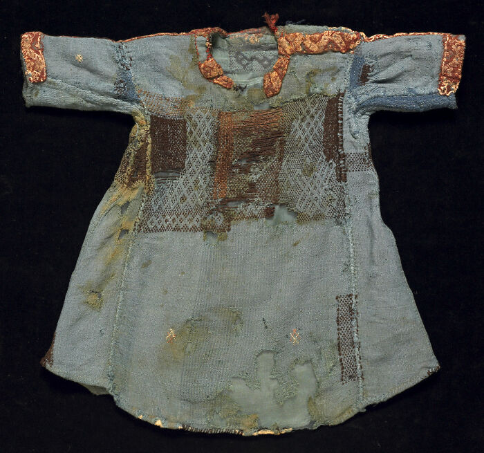 Heavily Darned 1000 Year Old Tunic From Egypt