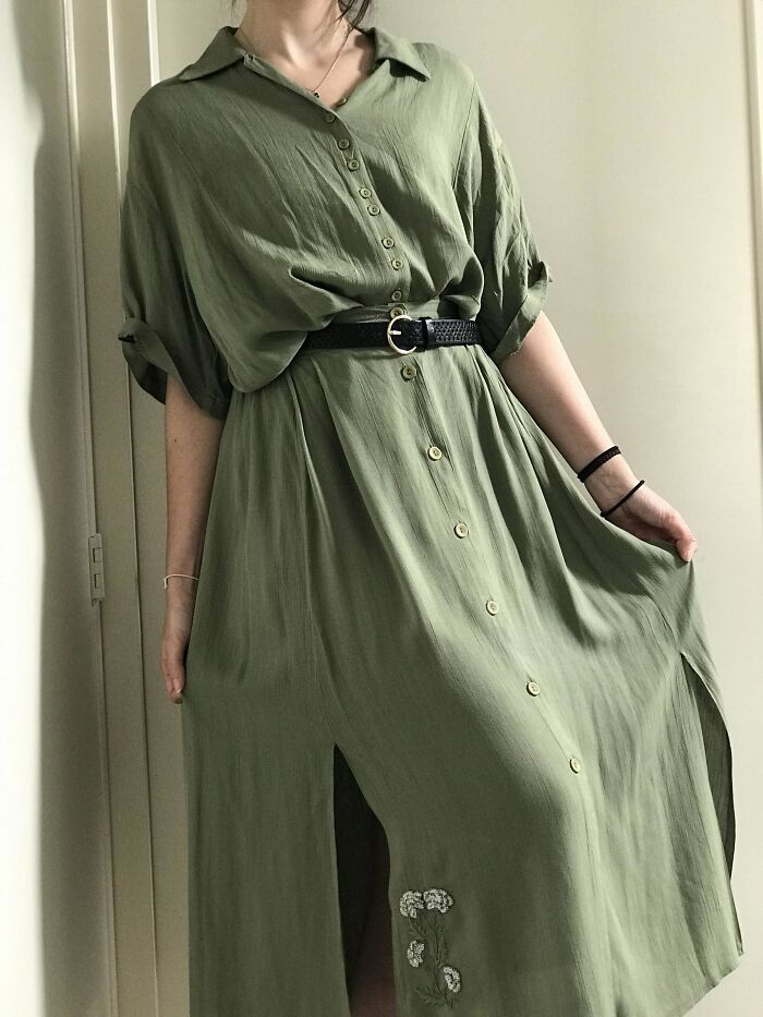 "Oh That Stain Will Wash Out!" Spoiler: It Did Not... Good Thing I Love A Nice Mending Embroidery