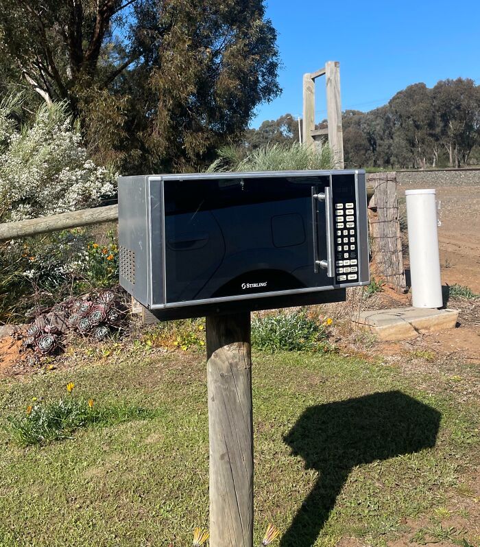 My Neighbor's Mailbox Is A Microwave Oven