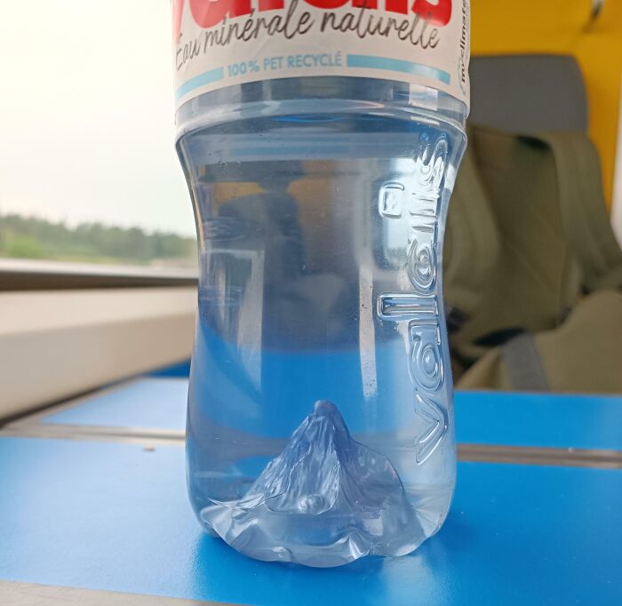 This Water Bottle With A 3D Matterhorn Mountain