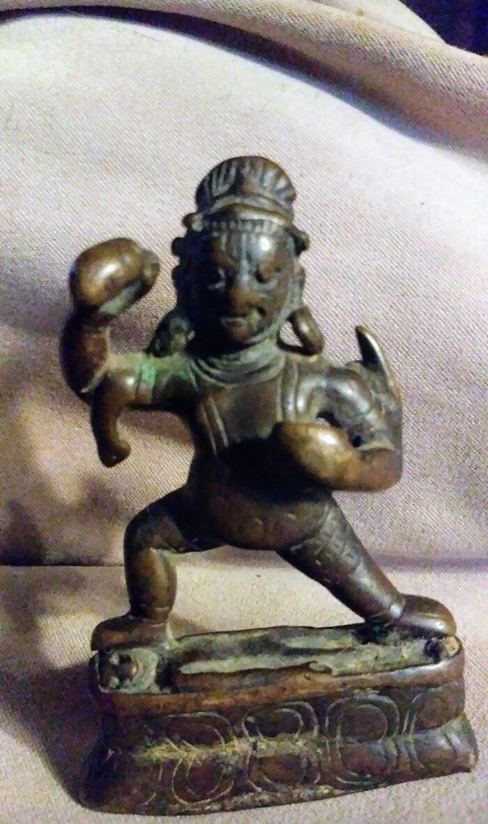 Our Little Deity... Was Given To Us As A Anniversary Present In 1971 . We Were Told It's From 900-1100 Ad