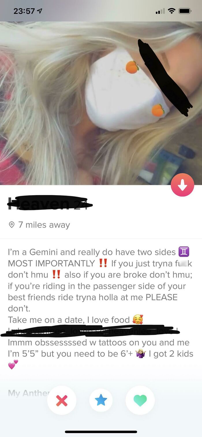 She’s Looking For A 6 Foot Tall, Rich Guy, With A Car To Haul Herself And Two Kids Around On Dates... In A Town Of 10,000 People