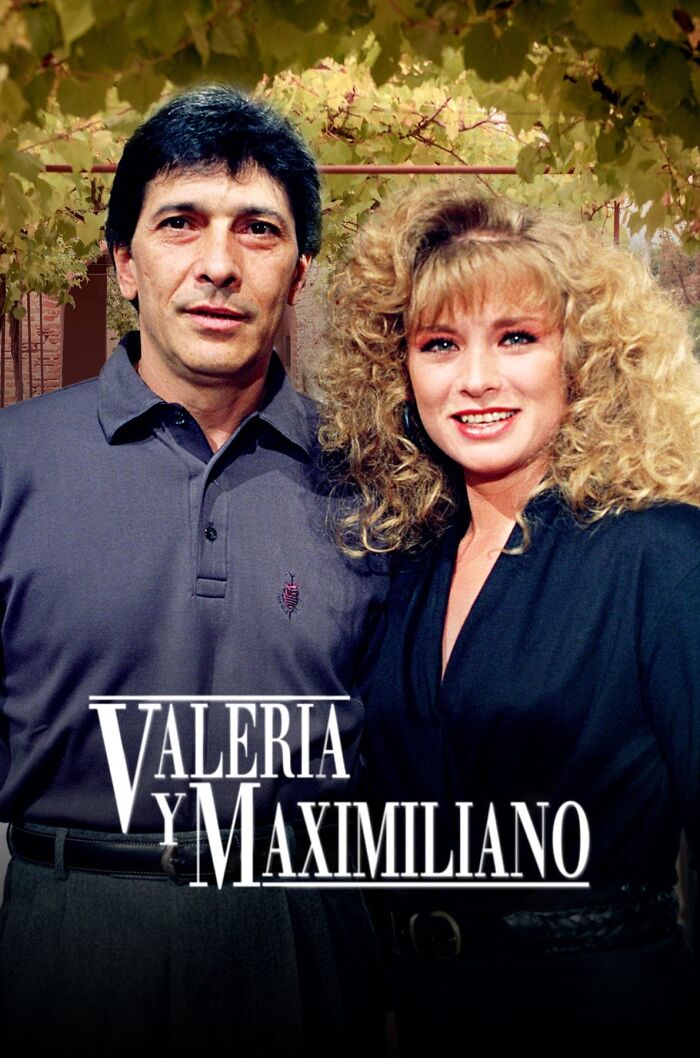 Poster for "Valeria Y Maximiliano" featuring Maximiliano and Valeria 