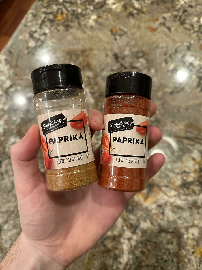 My Paprika Is Two Different Colors