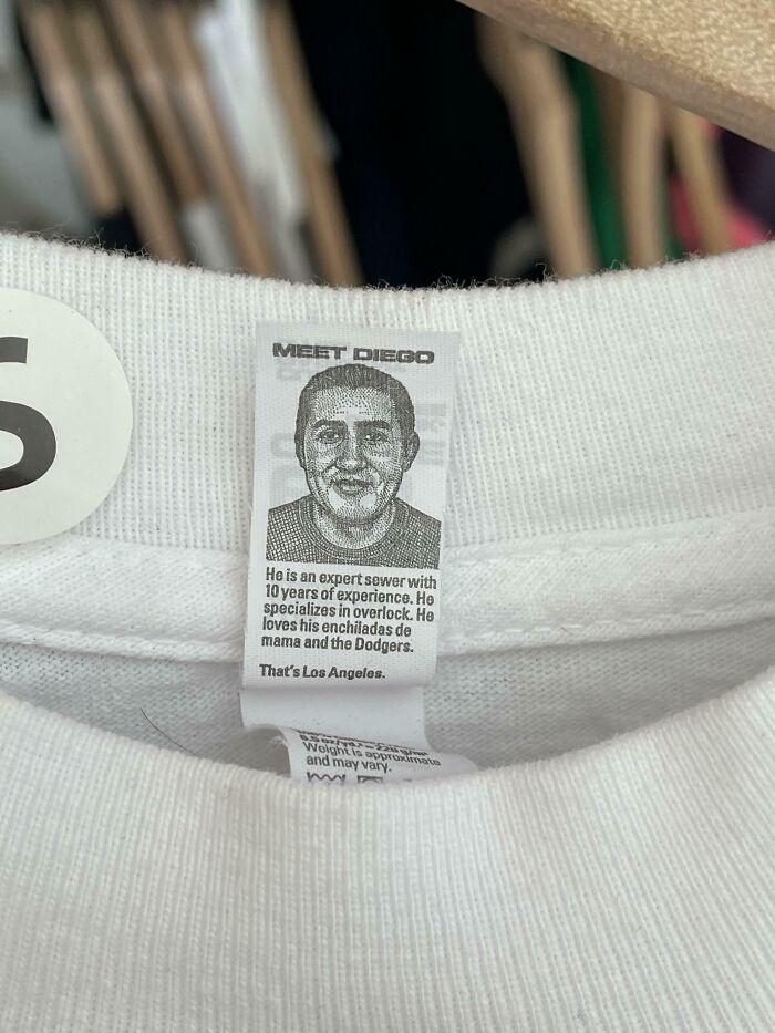 This T-Shirt Company Puts A Picture Of The Person Who Made It On The Tag