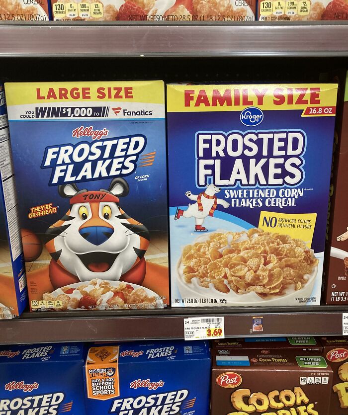 Generic Frosted Flakes Are Called Frosted Flakes