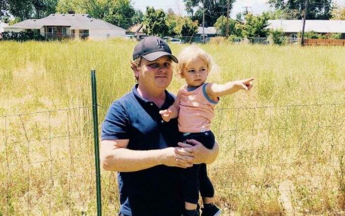 Patrick Renna From The Sandlot With His Son At The Field Where They Shot The Movie. He Has Been In The 13or30 Club His Whole Life