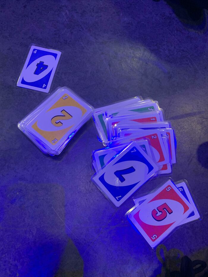 My Friend Laminated And Cut Out All Of Her Uno Cards