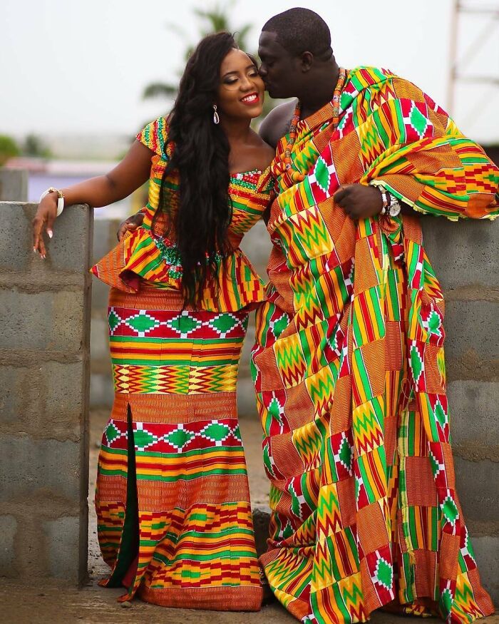 Ghana, West Africa. Ghanaian Weddings Are Famous For Their Colorfulness