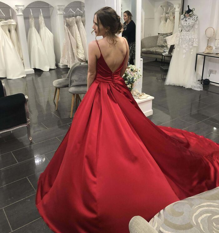 Said Yes To The Red Dress