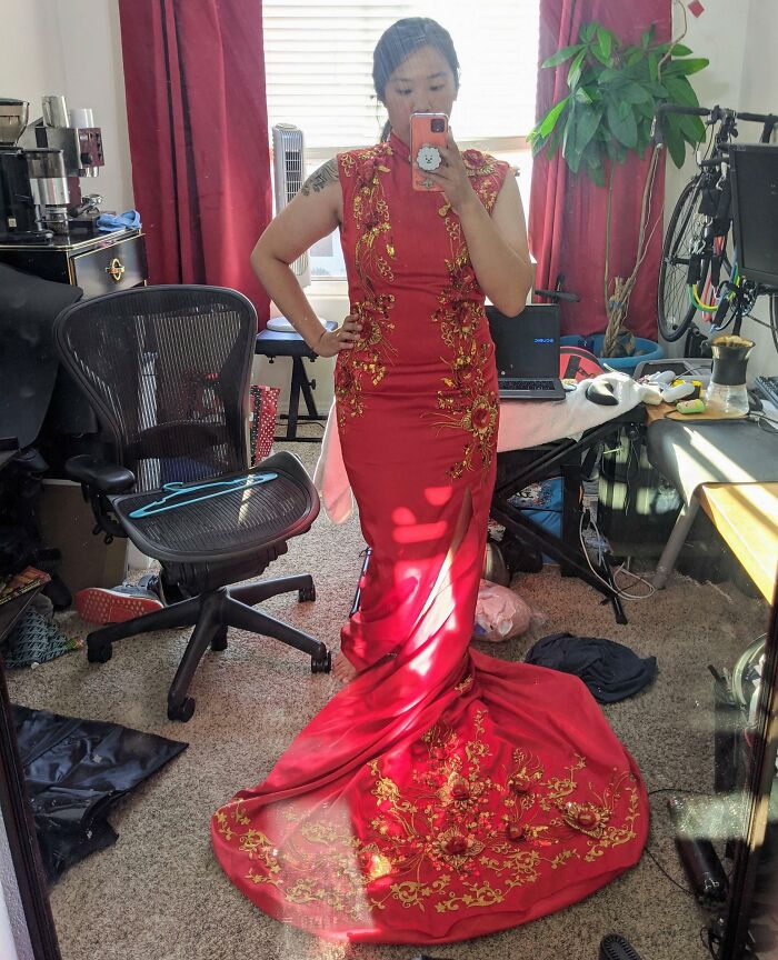 Something A Little Different, My Modern Cheongsam, A Traditional Chinese Wedding Dress, That I'll Be Wearing Down The Aisle