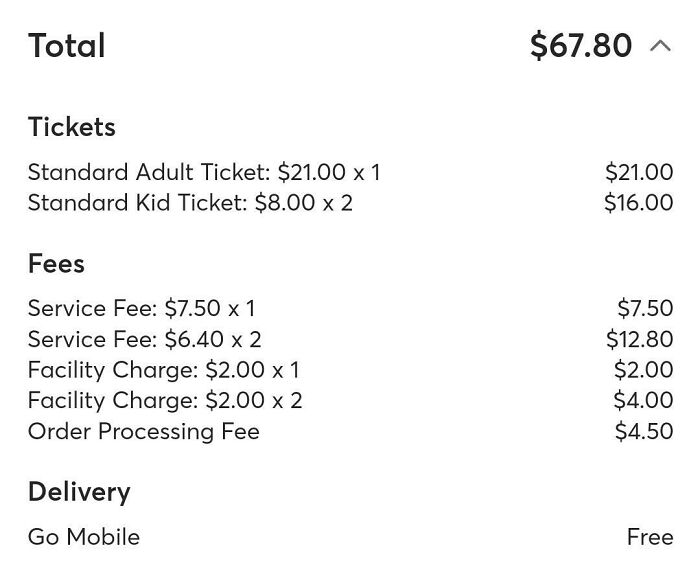 Thanks, Ticketmaster. Your Fees Ruined A Fun Night Out With My Kids