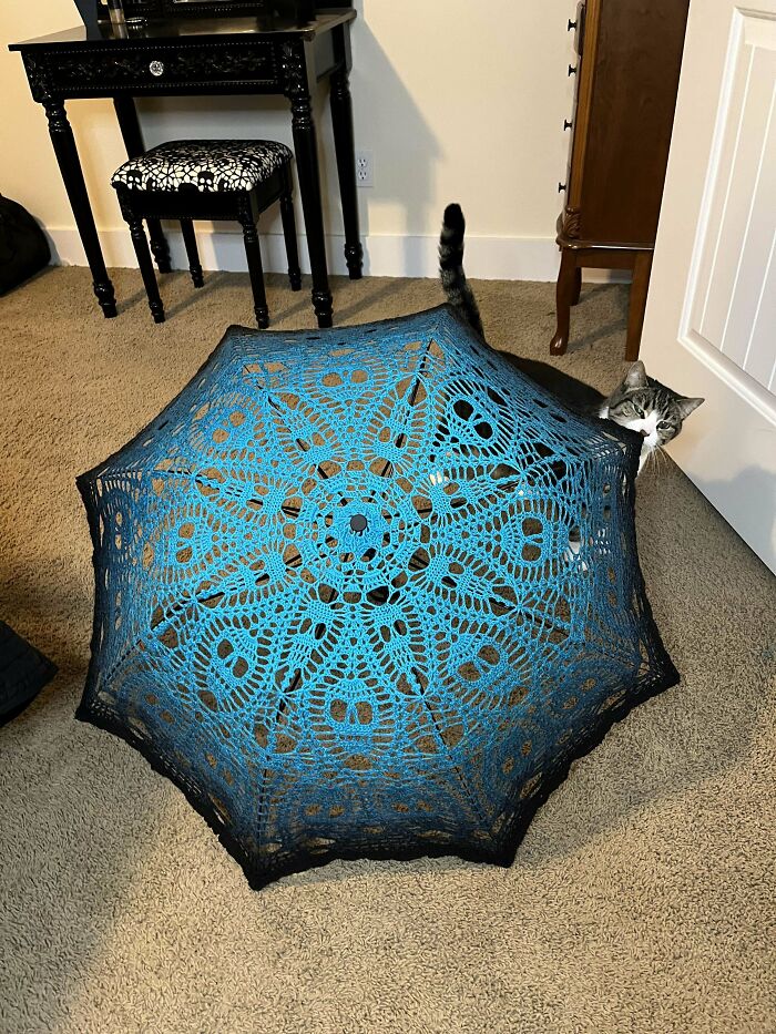 My Skull Parasol Is Complete!