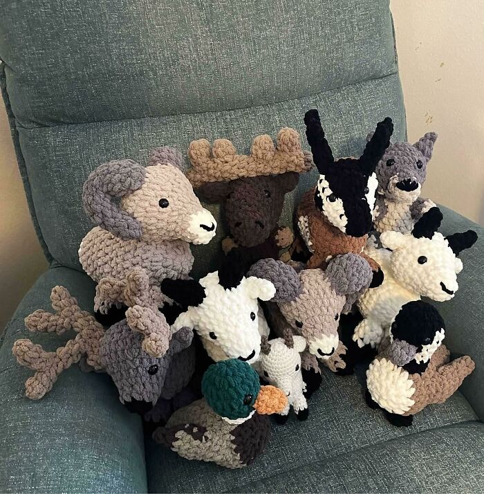I Took Up Crocheting While Pregnant, And Created An Army. We Ride At Dawn