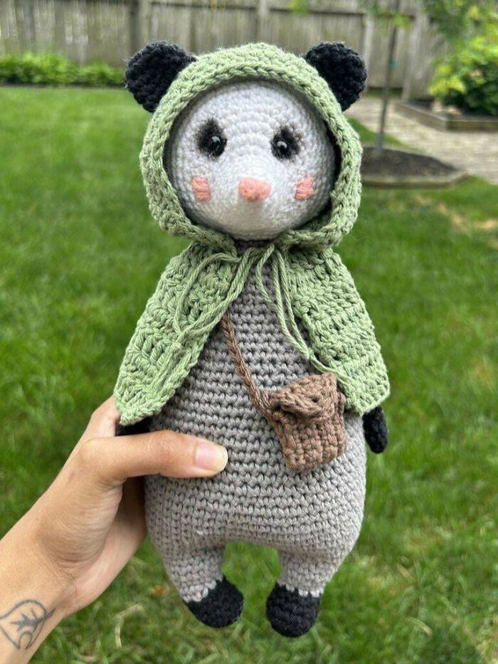 Made This Little Opossum For A Friend And She Loved It 