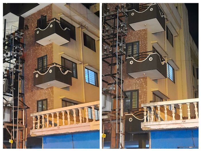 These Balconies Have No Access To Them. Both The Windows Start After The Balcony Ends, They Don't Open Into The Balcony