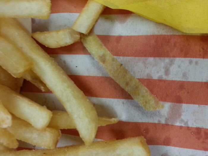 I Reached For This Fry Like Three Times. It's Printed On The Paper. Thanks, Whataburger