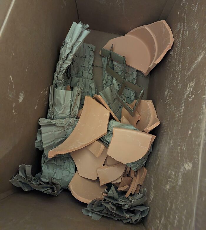 I Ordered A Terracotta Pot From IKEA. "Just Toss It All In A Big Box And Hope The Best"