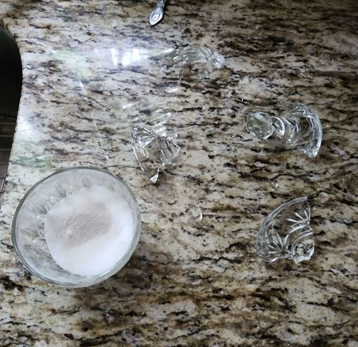 Just Broke The Sugar Dish That's Been In My Family For 4 Generations