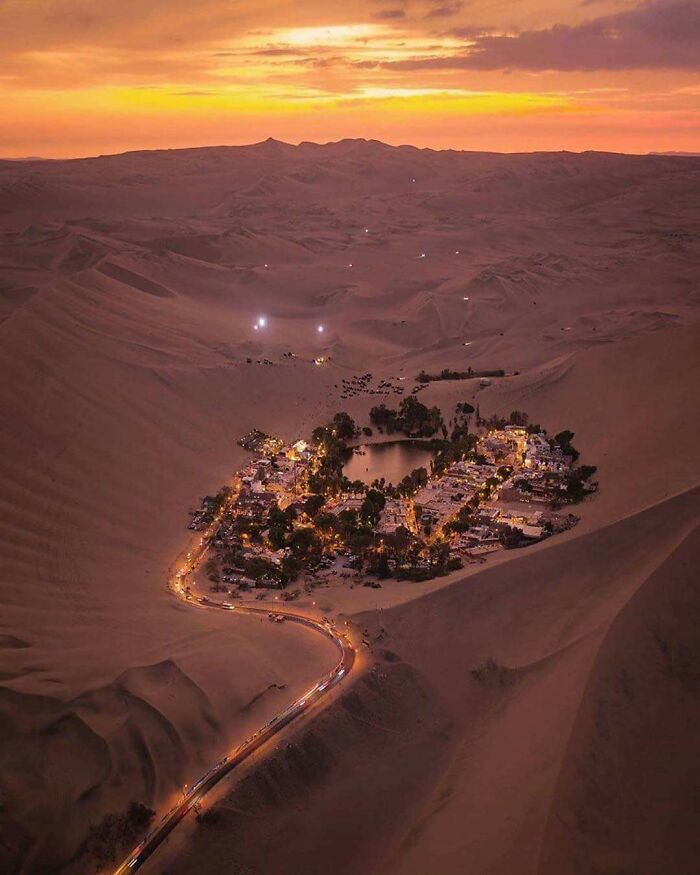 A Desert Oasis In Peru