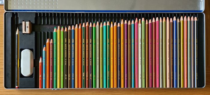 The Uneven Usage Of My Sons Colouring Pencils - With A Clear Favourite
