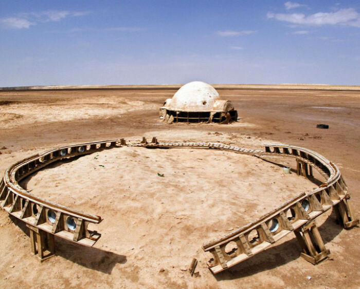 Abandoned Star Wars' Set In The Tunisian Desert