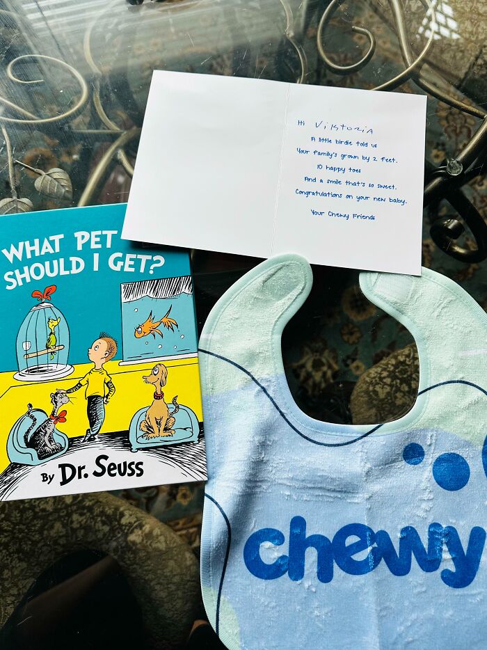I Called Chewy To Tell Them The Packages They Are Sending Me Are Too Heavy Because I’m Pregnant And If They Could Be Split Up. I Got This In The Mail From Them