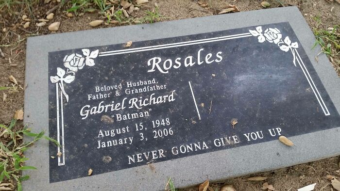 A Cemetery Is The Last Place I Thought I'd Get Rick Rolled