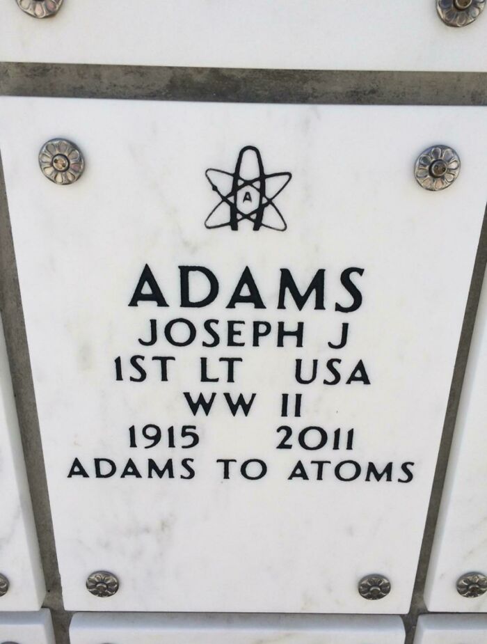 Adams To Atoms