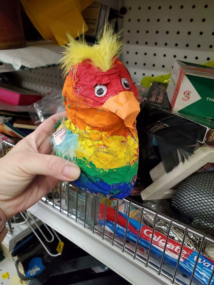 Goodwill Is Selling Some Preschooler's Papier Mache Project For $3