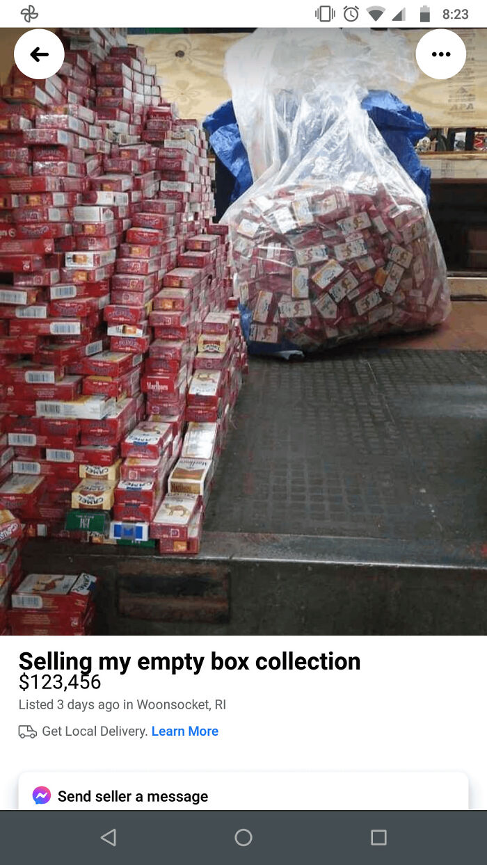 Another Thing I Didn't Know There Was A Market For - Empty Cigarette Cases