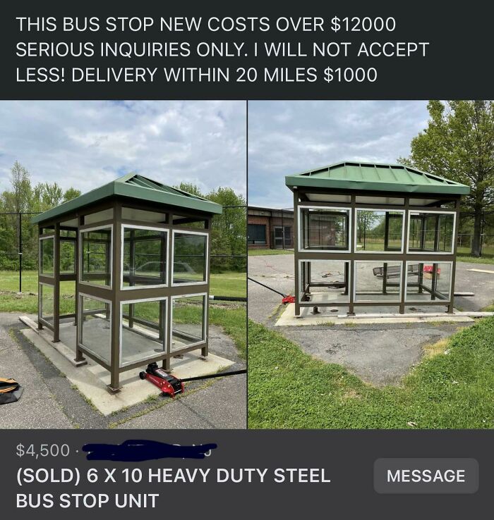 Bus Stop For Sale
