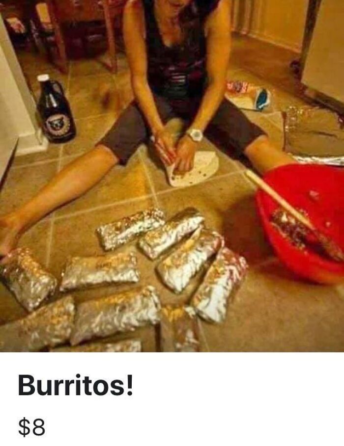 Anyone Want Floor Burritos?