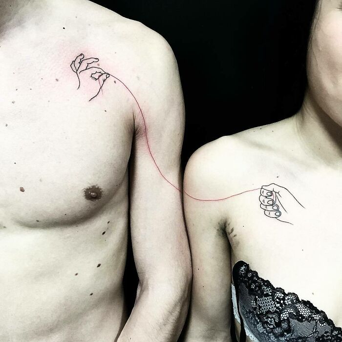 Sibling family chest Tattoos