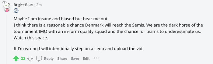 I Somehow Predicted Denmark Reaching The Euro Semis