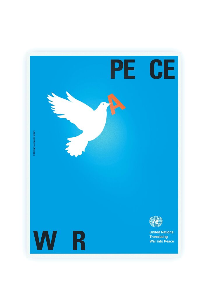 This Poster, Designed By Armando Milani For United Nations