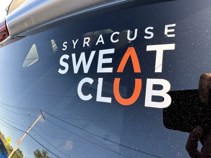 Droplet Of Sweat Creates Two Letters In Sweat Club