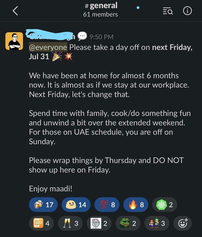 Wholesome Boss