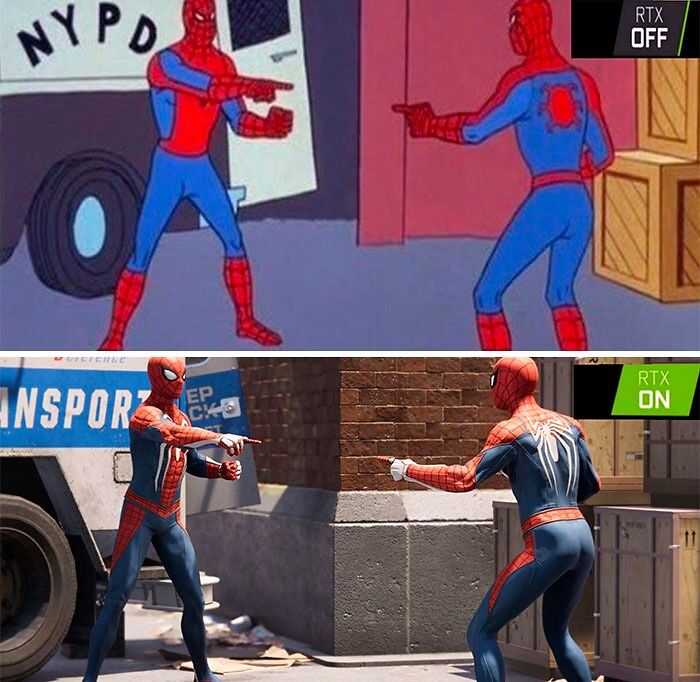 Gaming spider man meme