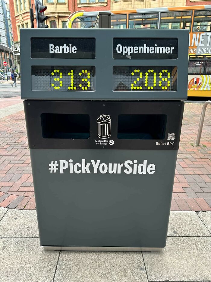 'Ballot' Bins In Manchester To Encourage People To Not Litter