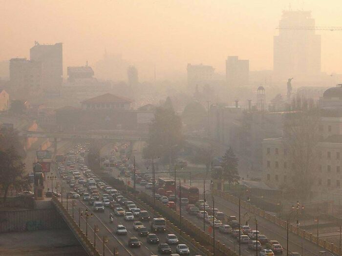 Skopje, North Macedonia. Consistently One Of The Most Polluted (Air Quality) Cities In Europe