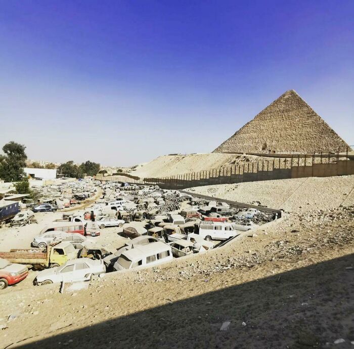 The "Other Side" Of The Pyramids Of Giza