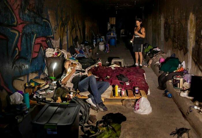 Las Vegas’s Underground Homeless