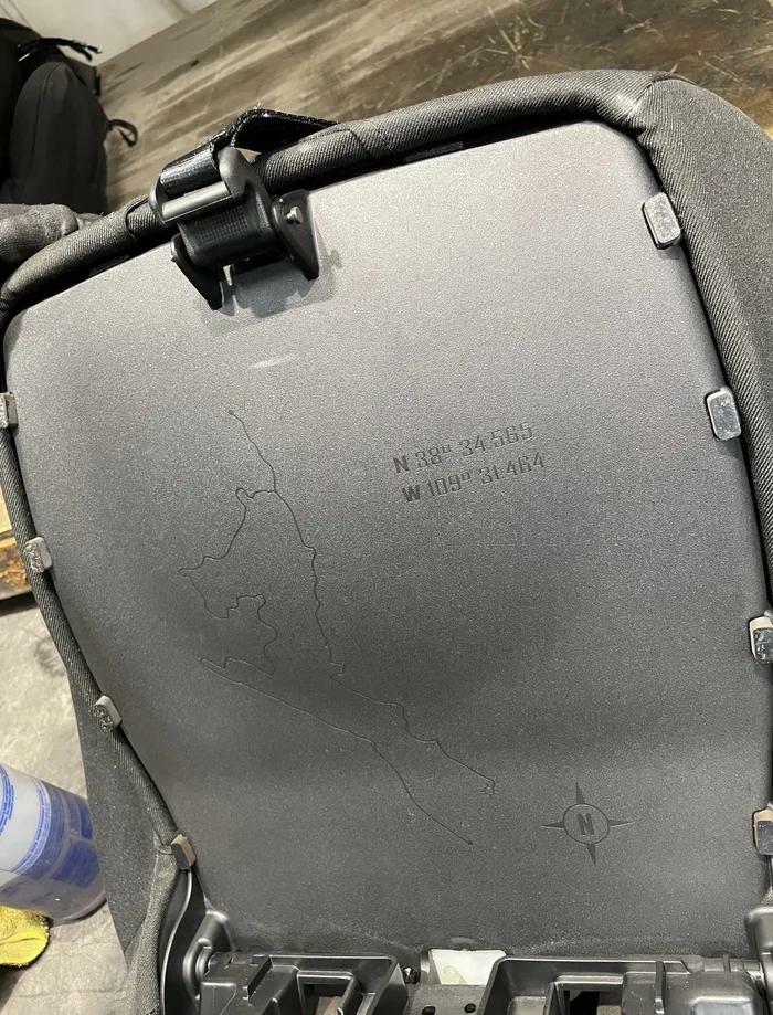Coordinates Found Under The Seat In A Jeep Wrangler