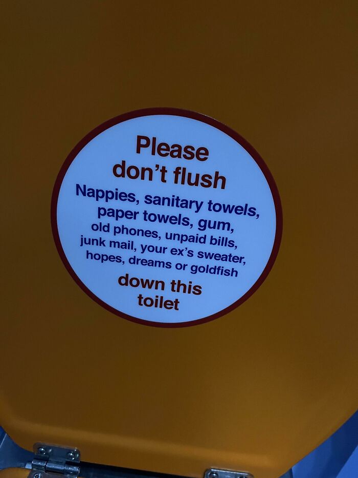 UK - Southwestern Trains Trying A Little Toilet Humour
