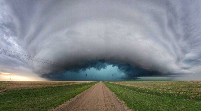 Supercell Hail Core Near Stratford, Texas (From Wikipedia)