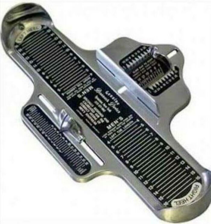Remember Getting Your Feet Measured By This Bulky Thing?