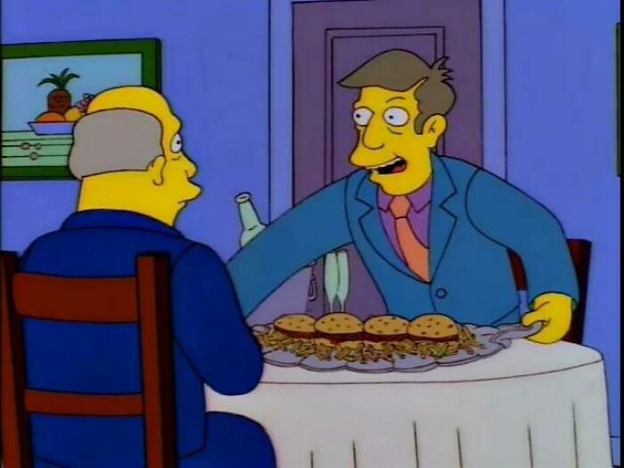 27 Years Ago Today, Skinner Purchased Fast Food To Disguise Is Own Cooking